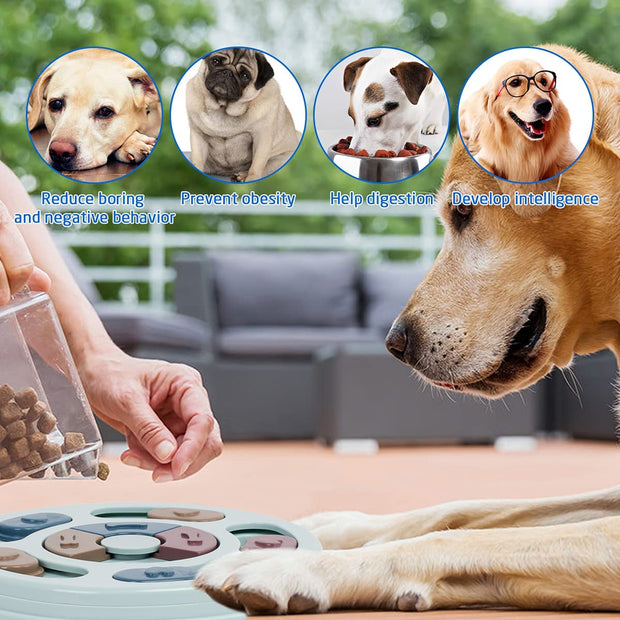 Dog Puzzle Toys for Puppies Interactive Dog Toys, Dog Slow Feeder, Dog Food Puzzles Feeder Toys Dog Brain Stimulating Toys